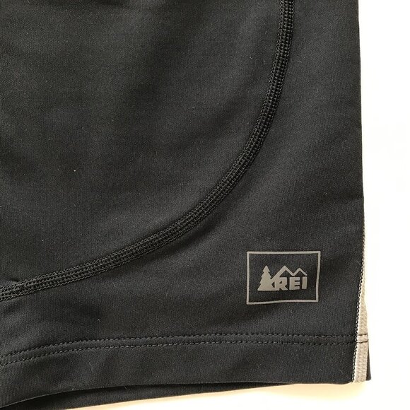 REI CO-OP Women's bike/athletic shorts elastic & drawstring back zipper pocket S - Picture 3 of 9